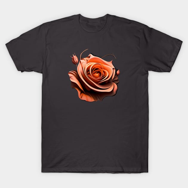 Rose - Orange T-Shirt by Andre